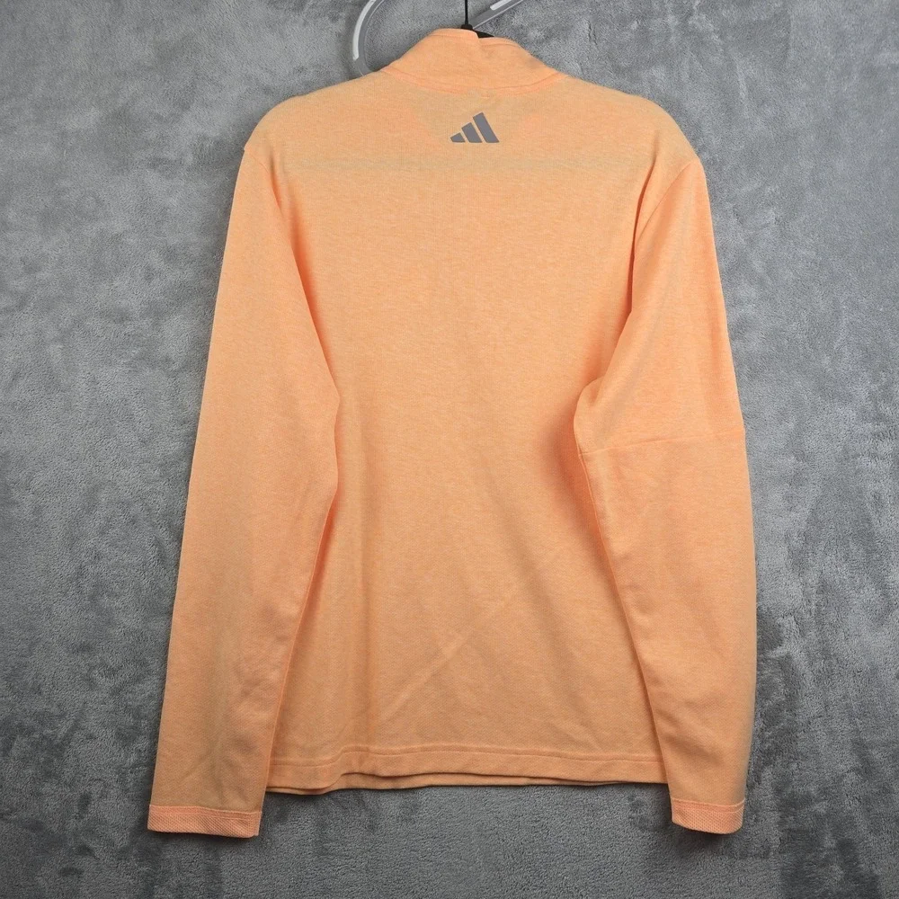 Adidas Coca Cola Orange Cream Golf Sweater Men's Medium Long Sleeve‎ 1/4 Zip NWT